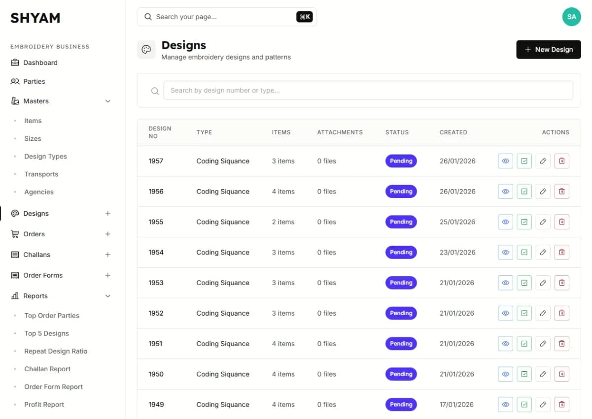 Design Lifecycle Management Module